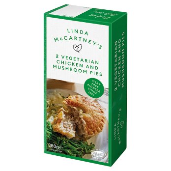 LINDA MCCARTNEY VEGAN CHICKEN & MUSHROOM PIES 380G - Jim's